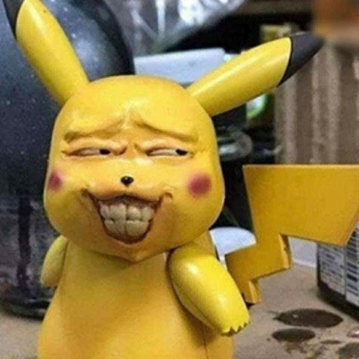 Pikachu mặt cười nguy hiểm