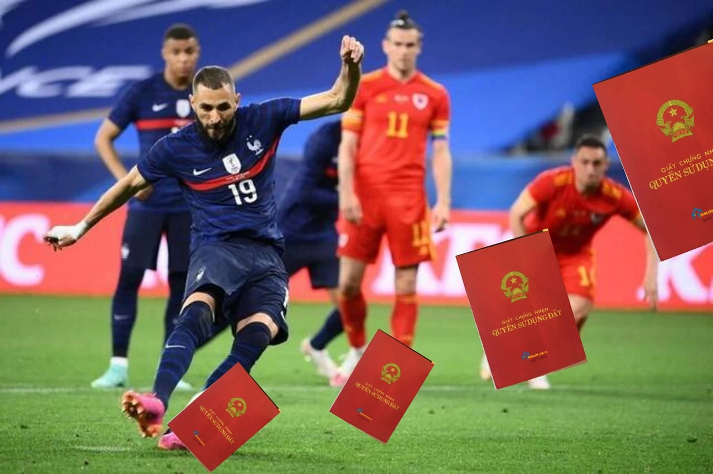 Benzema của đội tuyển Pháp sút bay sổ đỏ của nhiều thanh niên Việt Nam
