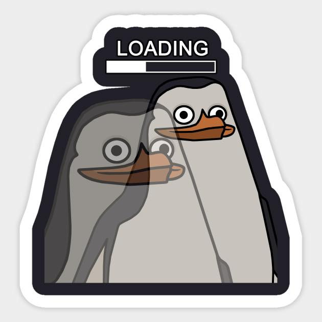 Chim cánh cụt loading (đang suy nghĩ hoặc đang tải não)