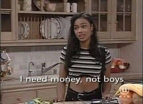 Cô gái nói I need money, not boys
