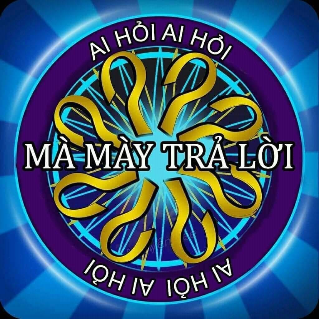 Logo Ai hỏi mà mày trả lời chế từ logo Ai là triệu phú