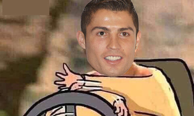 Ronaldo quay xe (meme Hải quay xe)