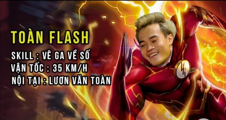 Toàn Flash - Nguyễn Văn Toàn siêu nhân Flash Lươn Văn Toàn